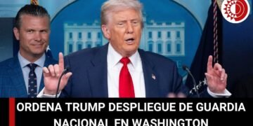 Trump ordena desplegar la Guardia Nacional en Washington y toma el control de la policía local