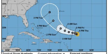 ¿Sistema tropical amenazará a Florida? Humberto se convertirá en poderoso huracán