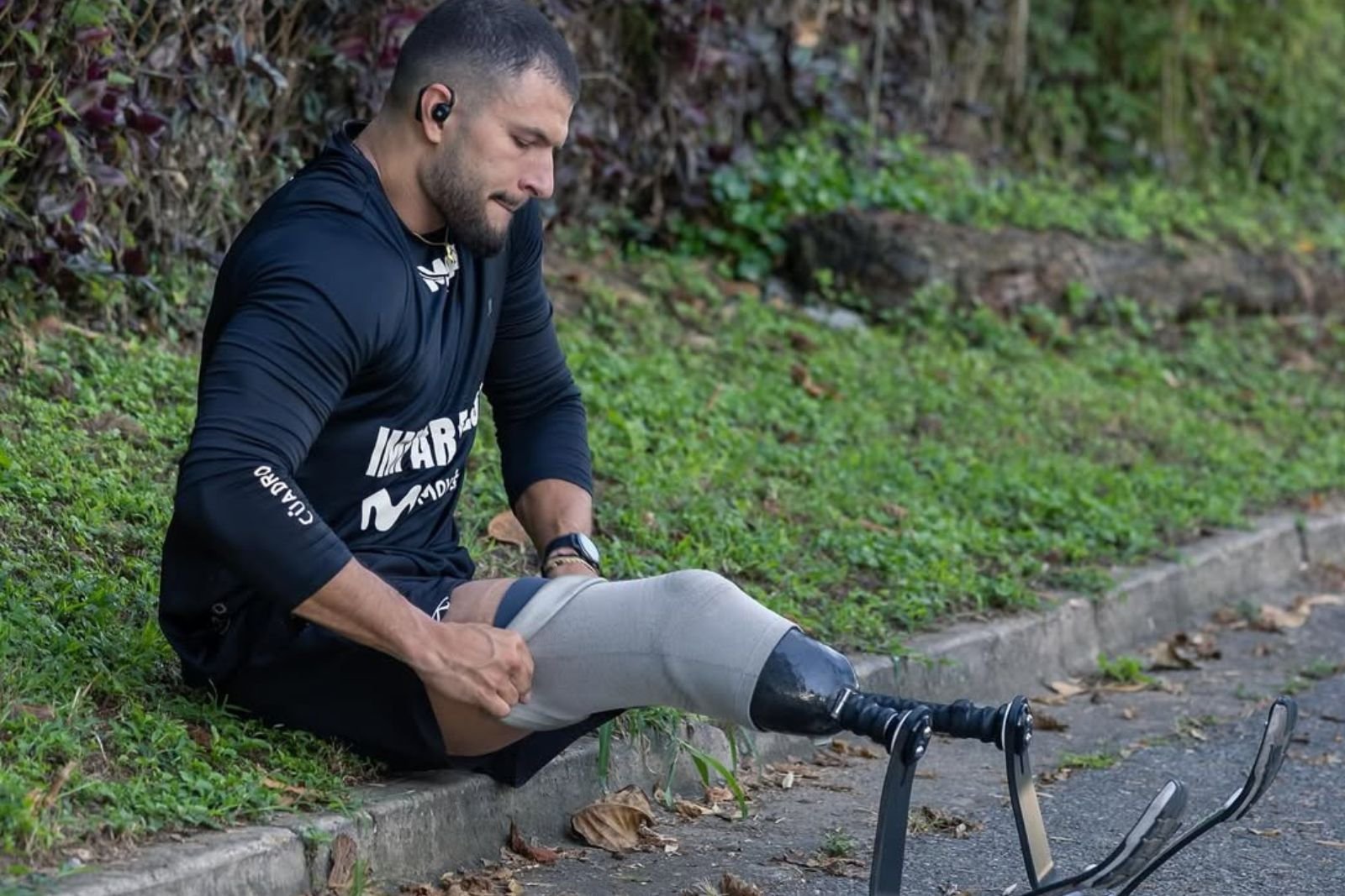 Juan Pablo Dos Santos, el venezolano que corre el Maratón de Nueva York con prótesis en ambas piernas