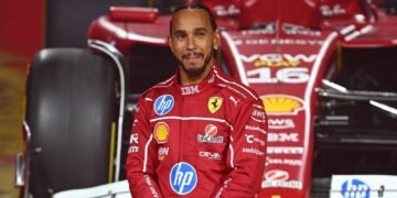 Por fin celebra con Ferrari: Hamilton ganó el Gran Premio de Barcelona