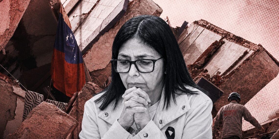 Los terremotos también sacudieron al régimen: el poder de Delcy Rodríguez pende de un hilo ante la crisis